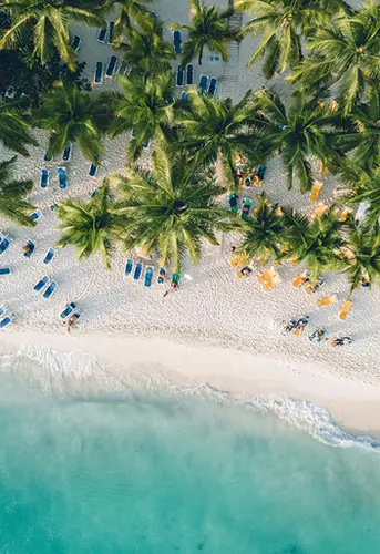 Strandbild Dominikanische Republik