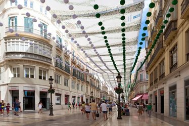 Einkaufsstraße in Malaga